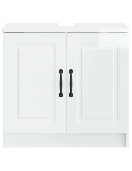 Armadio per Lavabo da Bagno UTRECHT Bianco Lucido