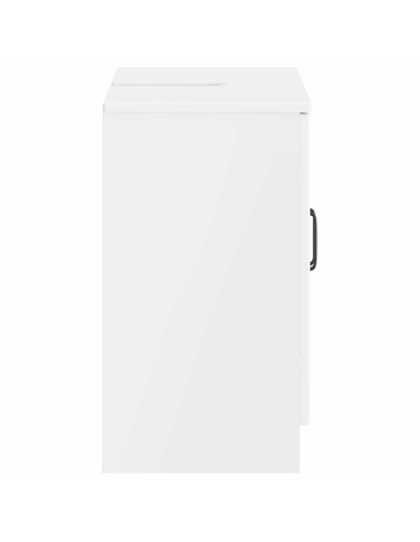 Armadio per Lavabo da Bagno UTRECHT Bianco Lucido