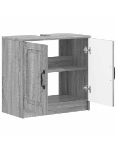 Armadio per Lavabo da Bagno UTRECHT Sonoma grigio 2