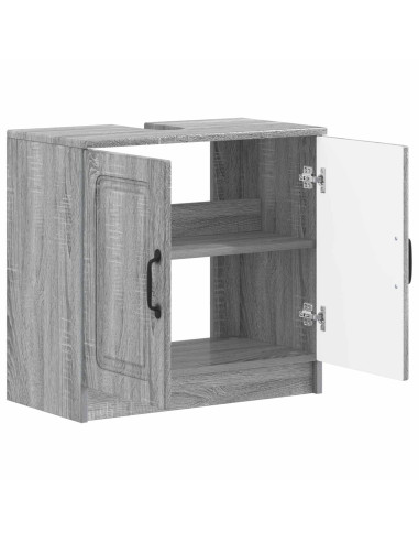 Armadio per Lavabo da Bagno UTRECHT Sonoma grigio
