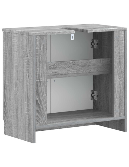 Armadio per Lavabo da Bagno UTRECHT Sonoma grigio