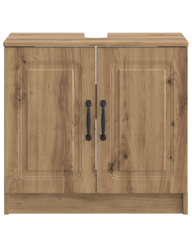Armadio per Lavabo da Bagno UTRECHT Rovere Artigianale