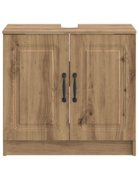Armadio per Lavabo da Bagno UTRECHT Rovere Artigianale