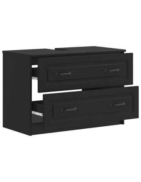 Armadio per Lavabo da Bagno UTRECHT Nero 82 x 41 x 56 cm