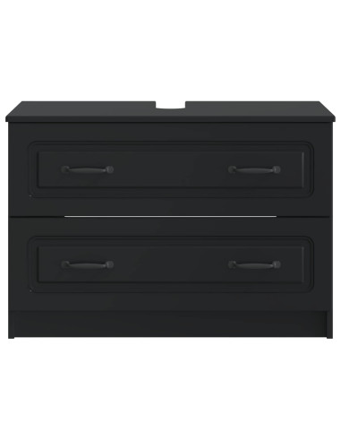 Armadio per Lavabo da Bagno UTRECHT Nero 82 x 41 x 56 cm