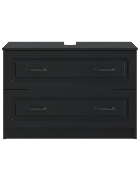 Armadio per Lavabo da Bagno UTRECHT Nero 82 x 41 x 56 cm