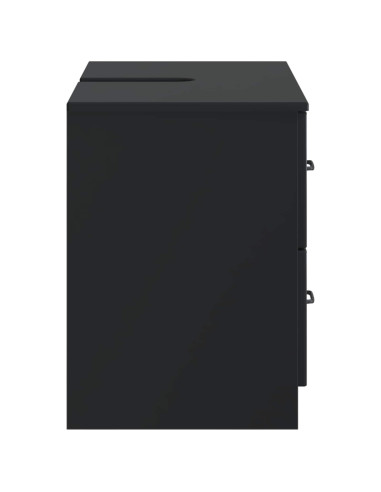 Armadio per Lavabo da Bagno UTRECHT Nero 82 x 41 x 56 cm