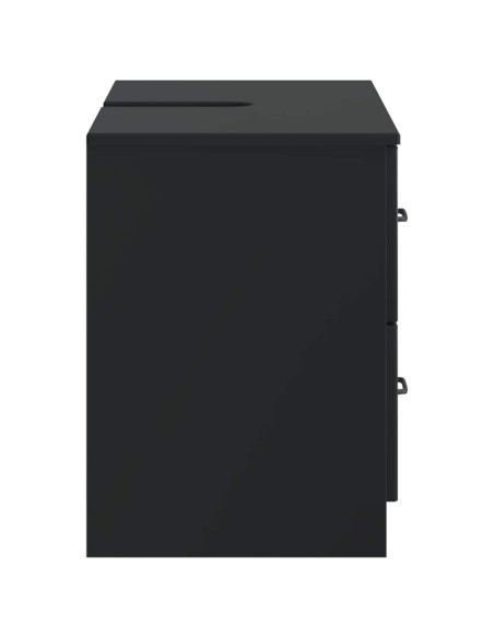 Armadio per Lavabo da Bagno UTRECHT Nero 82 x 41 x 56 cm