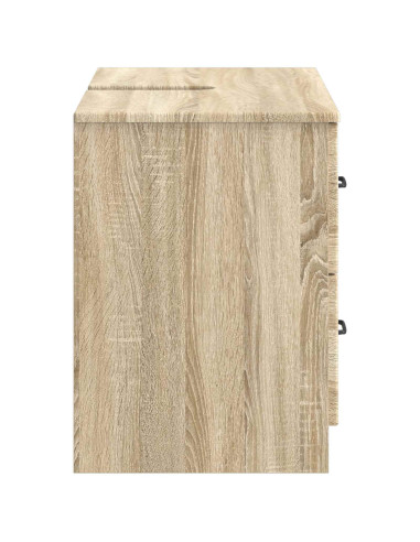 Armadio per Lavabo da Bagno UTRECHT Rovere Sonoma