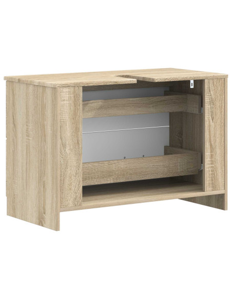 Armadio per Lavabo da Bagno UTRECHT Rovere Sonoma