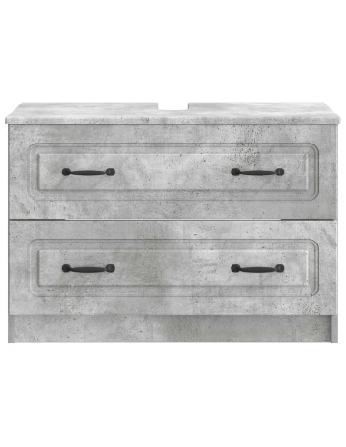 Armadio per Lavabo da Bagno UTRECHT Grigio Cemento