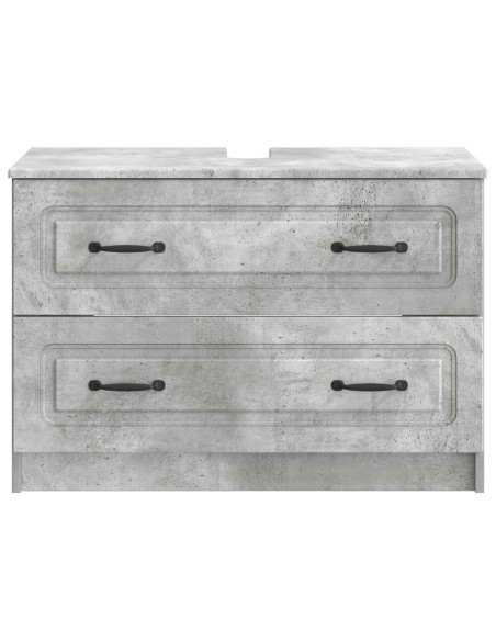 Armadio per Lavabo da Bagno UTRECHT Grigio Cemento