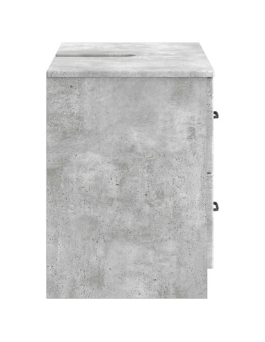 Armadio per Lavabo da Bagno UTRECHT Grigio Cemento
