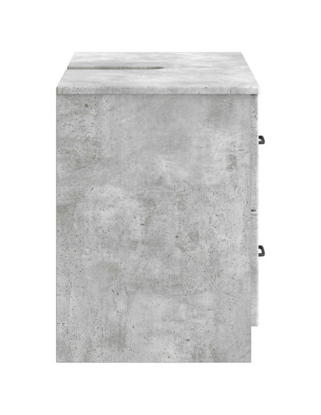 Armadio per Lavabo da Bagno UTRECHT Grigio Cemento