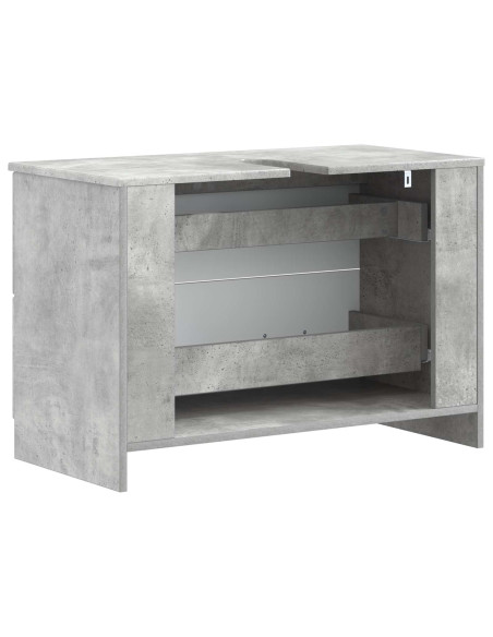 Armadio per Lavabo da Bagno UTRECHT Grigio Cemento