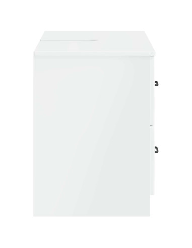 Armadio per Lavabo da Bagno UTRECHT Bianco Lucido