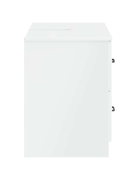 Armadio per Lavabo da Bagno UTRECHT Bianco Lucido