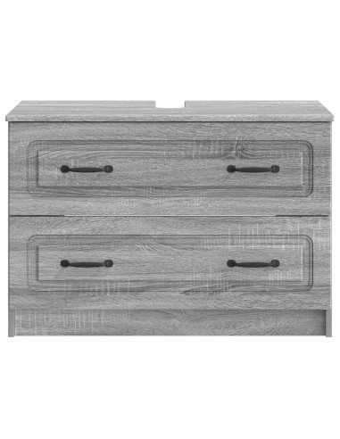 Armadio per Lavabo da Bagno UTRECHT Sonoma grigio