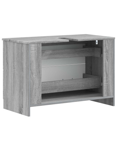 Armadio per Lavabo da Bagno UTRECHT Sonoma grigio