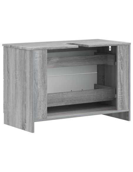 Armadio per Lavabo da Bagno UTRECHT Sonoma grigio