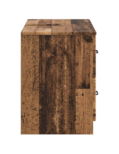 Armadio per Lavabo da Bagno UTRECHT Legno antico