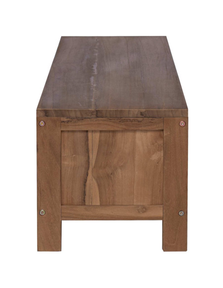 Mobile TV 110 x 30 x 30 cm Legno di teak solido Naturale