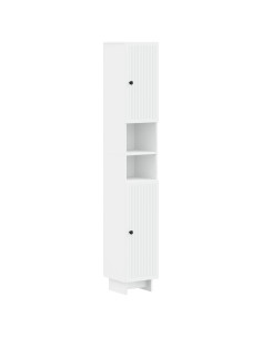Armadio da Bagno con Ripiano Aperto EDE Bianco 30 x 31 x 190 cm