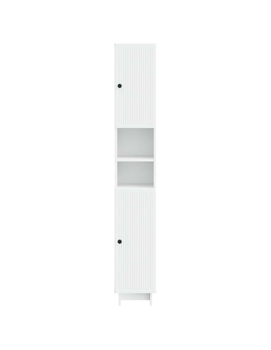 Armadio da Bagno con Ripiano Aperto EDE Bianco 30 x 31 x 190 cm