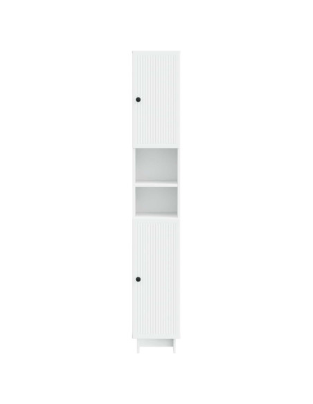 Armadio da Bagno con Ripiano Aperto EDE Bianco 30 x 31 x 190 cm