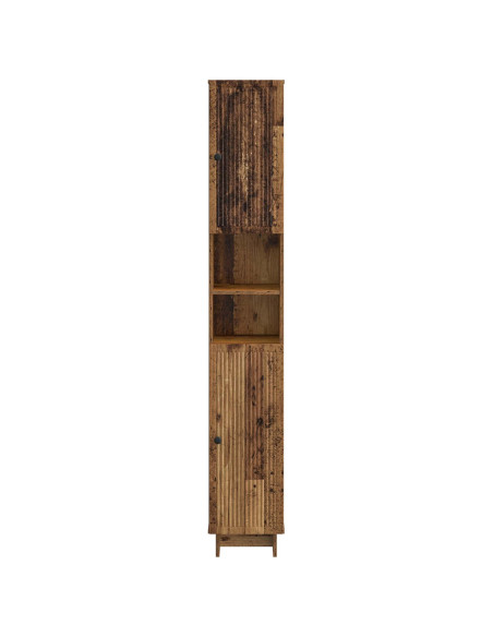 Armadio da Bagno con Ripiano Aperto EDE Legno antico