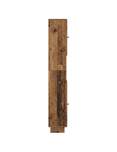 Armadio da Bagno con Ripiano Aperto EDE Legno antico