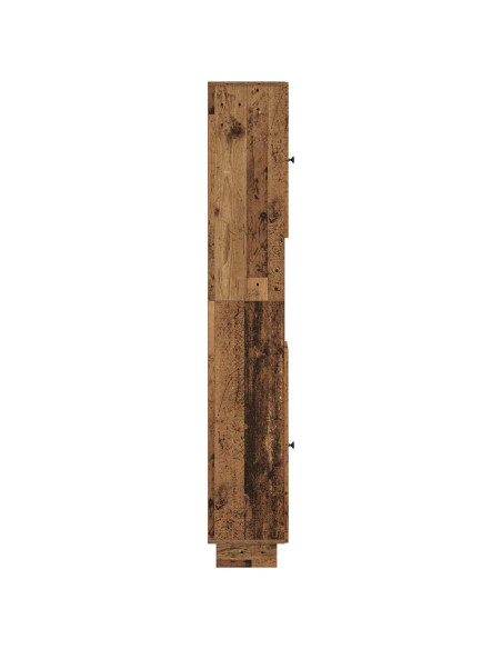 Armadio da Bagno con Ripiano Aperto EDE Legno antico
