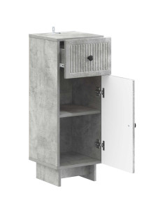 Mobiletto da Bagno EDE Grigio Cemento 30 x 31 x 80 cm 2