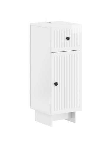 Mobiletto da Bagno EDE Bianco Lucido 30 x 31 x 80 cm