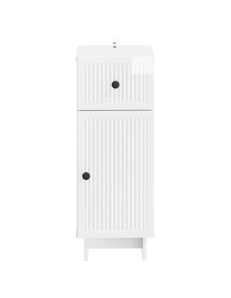 Mobiletto da Bagno EDE Bianco Lucido 30 x 31 x 80 cm