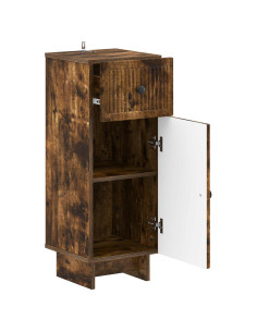Mobiletto da Bagno EDE Rovere Fumo 30 x 31 x 80 cm 2