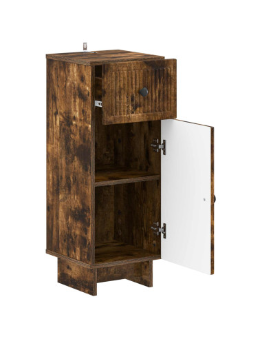 Mobiletto da Bagno EDE Rovere Fumo 30 x 31 x 80 cm