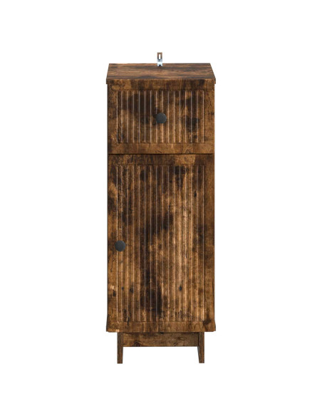 Mobiletto da Bagno EDE Rovere Fumo 30 x 31 x 80 cm