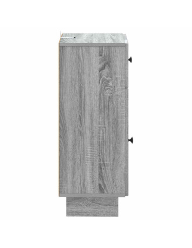 Mobiletto da Bagno EDE Sonoma grigio 30 x 31 x 80 cm