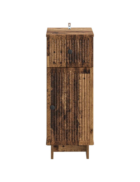 Mobiletto da Bagno EDE Legno antico 30 x 31 x 80 cm