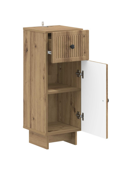Mobiletto da Bagno EDE Rovere Artigianale 30 x 31 x 80 cm