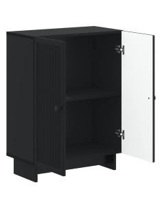Mobiletto da Bagno EDE Nero 59,5 x 31 x 80 cm 2