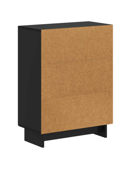 Mobiletto da Bagno EDE Nero 59,5 x 31 x 80 cm