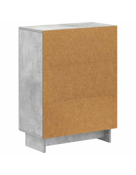 Mobiletto da Bagno EDE Grigio Cemento 59,5 x 31 x 80 cm