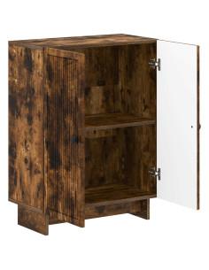 Mobiletto da Bagno EDE Rovere Fumo 59,5 x 31 x 80 cm 2