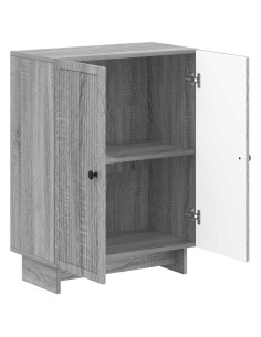 Mobiletto da Bagno EDE Sonoma grigio 59,5 x 31 x 80 cm 2
