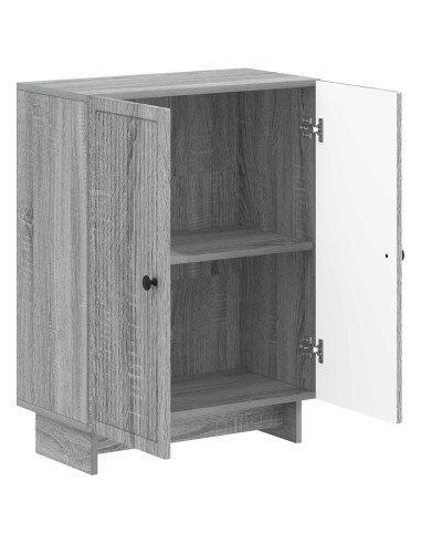 Mobiletto da Bagno EDE Sonoma grigio 59,5 x 31 x 80 cm