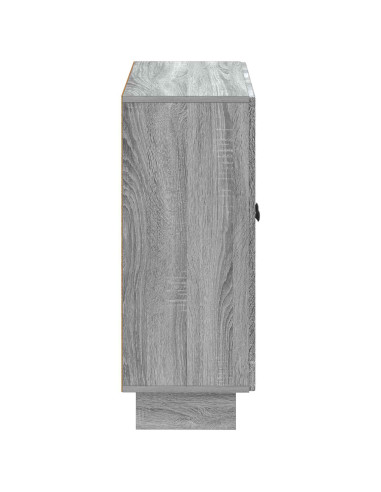Mobiletto da Bagno EDE Sonoma grigio 59,5 x 31 x 80 cm