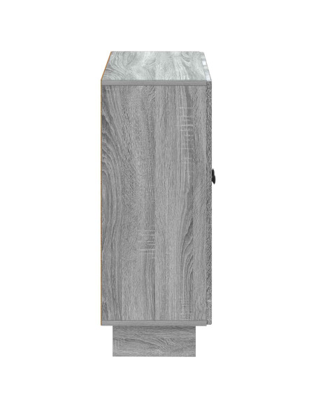 Mobiletto da Bagno EDE Sonoma grigio 59,5 x 31 x 80 cm