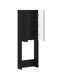 Mobile Bagno EDE Nero 66 x 25,5 x 190 cm Legno ingegnerizzato 2